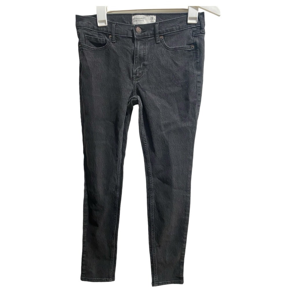 Abercrombie‎ & Fitch Black Super Skinny Jeans size 28/6s